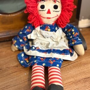 Vintage raggedy Anne doll 24 in long